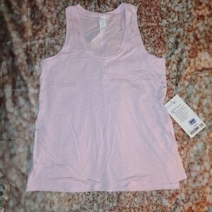 Lululemon Women's Powder Pink Modal-silk Tank Top With Side Slit New With Tags
